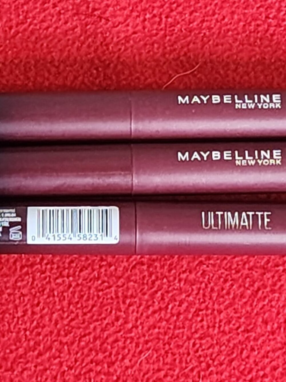 Maybelline NY Ultimatte Color Sensational Matte Lipstick 1.7g 099 More Berry 3PK